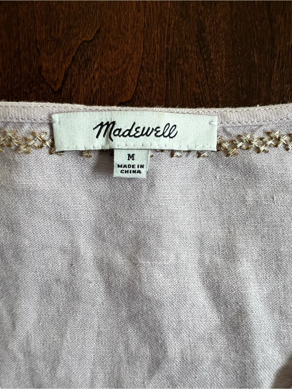 Madewell Linen/Cotton blend BoHo dress - Picture 10 of 10